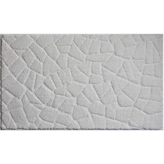 Linea Due Terazzo Bath Mat, 100% Polyester, Magicsoft, Natural, 70 x 120 cm