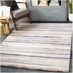 Surya Bruges Modern Living Room Rug - Abstract Design Modern Look for Living Room, Dining Room, Bedroom - Soft Short Pile Rug, Large 200 x 274 cm in Beige