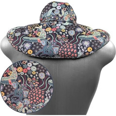 Neck Pillow with Stand-Up Collar Organic Fabric 