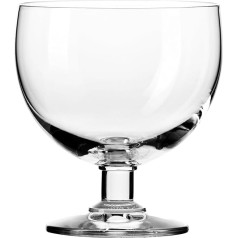 H&h set 6 coppe vetro gelato/macedon cl35