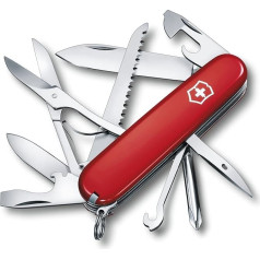 Victorinox Fieldmaster Pocket Knife (15 Functions, Multi-Purpose Hook, Can Opener, Scissors), Red