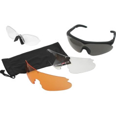 blntackle76 Swiss Eye® Raptor Set Including Clip Adapter for Prescription Correction Glasses Balistic Protective Glasses Shooting Glasses Sports Glasses Interchangeable Lenses Swisseye ® Choice of