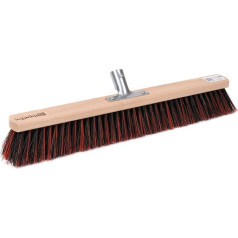 BawiTec Arenga broom with metal handle holder, special street broom, garden broom, AE-Mix sweeping broom, industrial broom (60 cm (24 mm))