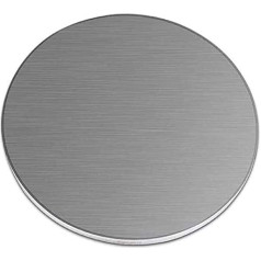 PHasz 304 Stainless Steel Sheet, Flat Round Plate, Thickness 3 mm, Diameter 150-500 mm, Metal Material, Suitable for Crafts, Metal Punching, Diameter 450 mm