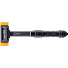 HALDER SECURAL Plus 3380.140 Hammer Head and Handle Shatterproof One Piece Steel Impact Inserts Rectangular with Special Grip End Length 30 mm Width 40 mm