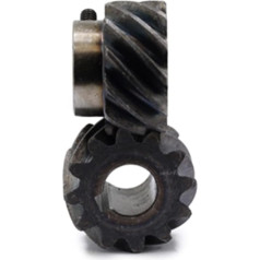 ZHENGGUIFANG ZGF-BR Right Helical-Zahnrad 3M 10TETH-Innenloch 15mm 90 Grad Getriebe hohe Drehmomentstahlzahnräder (Hole Diameter : 15mm, Number of Teeth : 10Teeth)