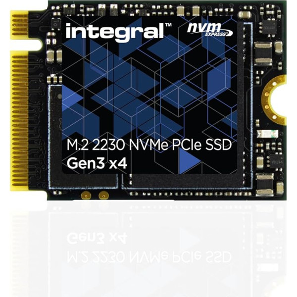 Integral 512GB NVMe M.2 2230 SSD PCIe Gen3 x4 - Read Speed up to 3400MB/s, Write Speed up to 3000MB/s - Internal SSD 2230 M2 2230 Valve Steam Deck SSD, Microsoft Surface Pro, PC & Laptop