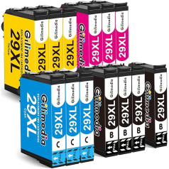 GILIMEDIA 29xl Printer Cartridges Compatible with Epson 29 XL Multipack Ink Cartridge for Epson XP-332 XP-342 XP-352 XP-442 XP-452 XP-445 XP-335 XP-345 XP-355 XP-255 XP-243 XP-245 XP-247 (Pack of 13)