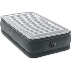 Intex Twin Comfort-Plush Air Bed with Fiber-Tech RP, Inflated Size: 99 cm x 191 cm x 46 cm (64412ND)