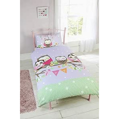 Rapport Home Goodnight Sweetheart Bettwäsche-Set, Einzelbett, Polyester-Baumwolle, Mehrfarbig, 200 x 135 x 1 cm