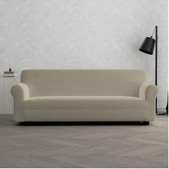 Italian Bed Linen Dahlia Sofa Slipcover - Dove Grey - 3 Seats