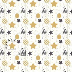 Pingianer 100 x 160 cm 100% Cotton Christmas Cotton Fabric, Children, Sold by the Metre, Craft, Sewing Fabric