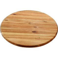 Kesper 28448 Turntable and Serving Platter Acacia Brown