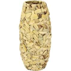 Water Hyacinth Vase Flower Vase Pot Planter Vase for Artificial Flowers Artificial Flowers or Pampas Grass Plants Mother's Day Decoration Oblong Large Narrow Tall Handmade Braided Table Vase Floor