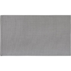 PANA Cotton Bath Mat Non-Slip • Shower Mat and Bath Mat • 100% Cotton Bath Mat Washable • Ökotex Certified • Size: 43 x 61 cm • Colour: Light Grey