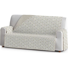 Eysa Nordic Sofa Throw Polyester C/1 Beige-Beige 3 Seater 160 cm Suitable for Sofas from 170 to 210 cm