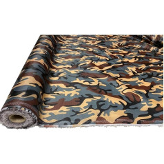 A-Express Camouflage Ripstop Fabric Waterproof Kite Material Outdoor Camp Tent Cover - Beige Grey 5 Metres 500 cm x 150 cm
