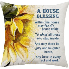 House Warming Gifts House Blessing Pillow Case Decoration New Home Gift for Family Friends Housewarming Gift Loved One First Home Decor Throw Pillow Covers