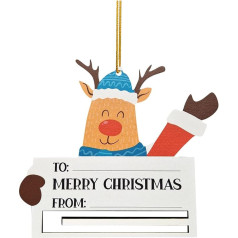 Pendant Decor Christmas Money Gift Hanging Ornament Gift Scary Figure Craft Pendant Car Accessories Decor Gifts for My Friend Pervert (a-Beige, One Size)