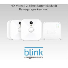 Blink Battery-Powered Home Security Camera System (Indoor Use) for Your Smartphone with Motion Detection, HD Video and Cloud Storage