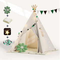 Teepee Tent for Children, Tippi Children's Tent Children's Tent for Indoor Cotton Children's Teepee Play Tent Reading Tent Cuddly Corner Children's Room Decoration