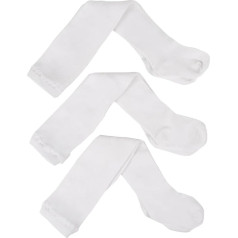 Jeff Baby Girls 3 Pack Leggings (Baby) – White – 6-18 months