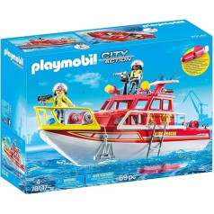 Playmobil City Action Fireboat, Multi-Coloured, 70147