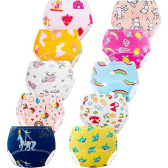 JackLoveBriefs Potty Training Trousers, Pack of 10 Cotton Potty Training Trousers Children 2-6 Years