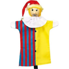 Goki 51999 Handpuppe Kasper, gemischt, 27 cm
