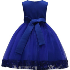 Girls Christening Dress with Bow Flower Girl Dress wedding Festive Dress Tulle Pageant -