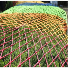 ININOSNP Kletternetz, buntes dekoratives Nylonnetz for Klettern von Gartenpflanzen, dekoratives Bindfadennetz(2 * 5m(6.6 * 15.15ft))