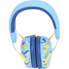 Gehörschutz-Ohrenschützer für Kleinkinder, Bequemer und Tragbarer, Schlagfester Baby-Gehörschutz mit Cinema-ABS-Schale (BLUE)