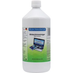 Blum 1000 ml Screen Cleaner (Refill Bottle). Perfect cleaning of all screens and displays. Streak-free without streaks.