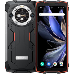 Blackview BV9300 PRO Outdoor Mobile Phone without Contract (100LM Torch), 24GB + 256GB, 15080mAh Battery, 6.7 Inch 120Hz 2.3K Display, 64MP Camera, IP68 Android 13 Waterproof Smartphone, GPS NFC,