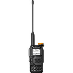 UV-K5 Portable Dual Band Two-Way Radio (VHF/UHF) 5W FM Walkie Talkies Output NOAA Weather Warning (1 PC)