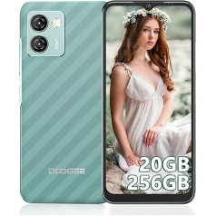 DOOGEE N50 Pro Mobile Phone, 20GB + 256GB/TF 1TB Smartphone, 6.52 Inch HD+ Android 13 Smartphone without Contract, Octa Core, 50MP + 8MP, 4200mAh, Fingerprint/Face Detection, GPS/OTG/4G Dual SIM