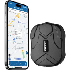 GPS Tracking Device TK905, Real Time Tracking Device Multi-Alarm Asset Protection for Car, Truck, Suitcase, 5000mAh Battery Waterproof Magnetic, GPS/GSM Transmitter with Free APP/Web Platform without