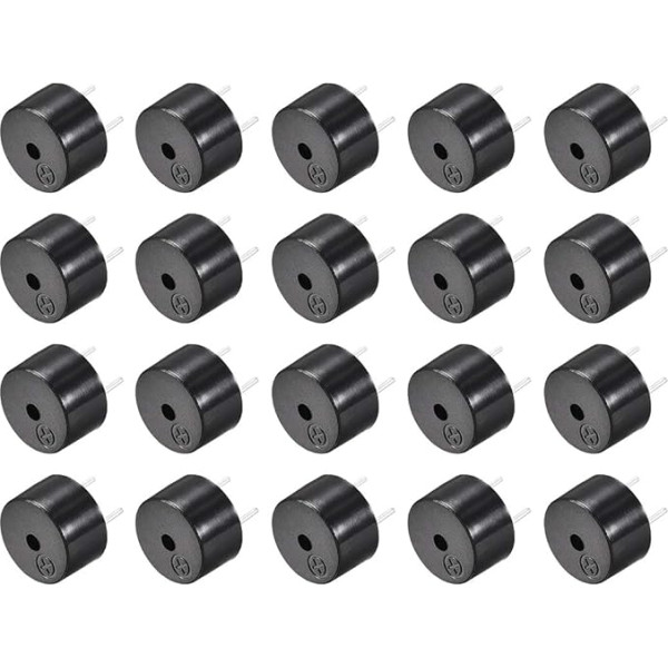 sourcing map 20pcs 85dB 3V Passive Electronic Buzzer Electromagnetic Beep Ringtone
