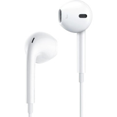 In-Ear Earphones Wired 3.5mm Hi-Fi Sound Earbuds Compatible with Mobile Phone Samsung Huawei Android Tablets Laptops (White)