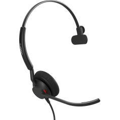 Jabra Engage 40 Wired Mono Headset with Noise Cancelling 2-Mic Technology and USB-A Cable, Ultralight - Compatible with All Leading UC Platforms such as Zoom and Unify - Black