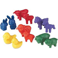 Learning Resources Friendly Farm Tier-Spielfiguren (Set mit 144 Stück)