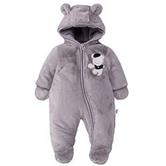 Baby Snowsuits, Winter Jumpsuit with Hood, Fleece Romper for Girls / Boys, Warm Outfits, 0 - 18 Months -
