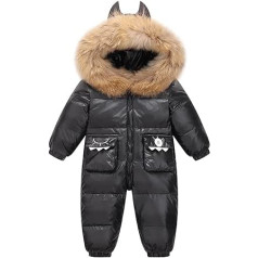 LSHEL Baby Winter Kleidung Schneeanzug Mit Kapuze Baby Overall Winter Strampler Baby Winter Spielanzug