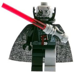 LEGO Reg; Star Wars Damaged Darth Vader Mini Figure + Custom Cape