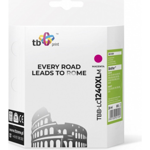 Ink for brother lc1240xl tbb-lc1240xlm has