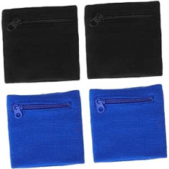Healifty 4 Stück Armband Geldbörse für Herren Damen Tasche Geldbörse Wristlet für Frauen Sport Handgelenk Brieftasche Workout Handgelenk