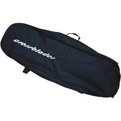 Crossblades Bag Black + Carry Handle I Bag for Snow Shoes with Hanging Tab + Name Plate I Especially Robust I Can Also Be Worn As A Backpack