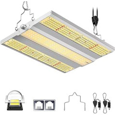 VIPARSPECTRA XS1500 Pro LED Plant Lights with New Gen Lens & MeanWell Driver, Daisy Chain Dimmable LED Plant Lamp, Full Spectrum Growth Lamp for Vegetables, Flower for 60 x 60/90 x 90 cm