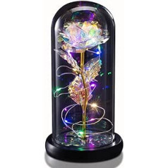 Pegilno galaxy rose colorful gift 8.5 inches x4.5 inches