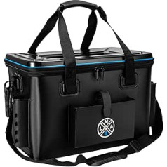 LMAB Angel Bakkan Premium 24L & 50L, XXL Fishing Bag with Rod Holder, Boat Bag Fishing, Fishing Bag Large, Fishing Case for Fishing Accessories, Fishing Bag, Fishing Bag Spin Fishing, Fishing Case,